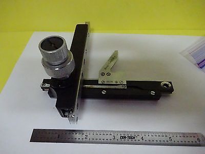 MICROSCOPE STAGE SPECIMEN MICROMETER GERMANY AO 1580 AMERICAN OPTICS BIN#X3-29