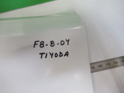 TIYODA TOKIO JAPAN BRIGHTFIELD IRIS LENS ILLUMINATOR MICROSCOPE PART F8-B-04