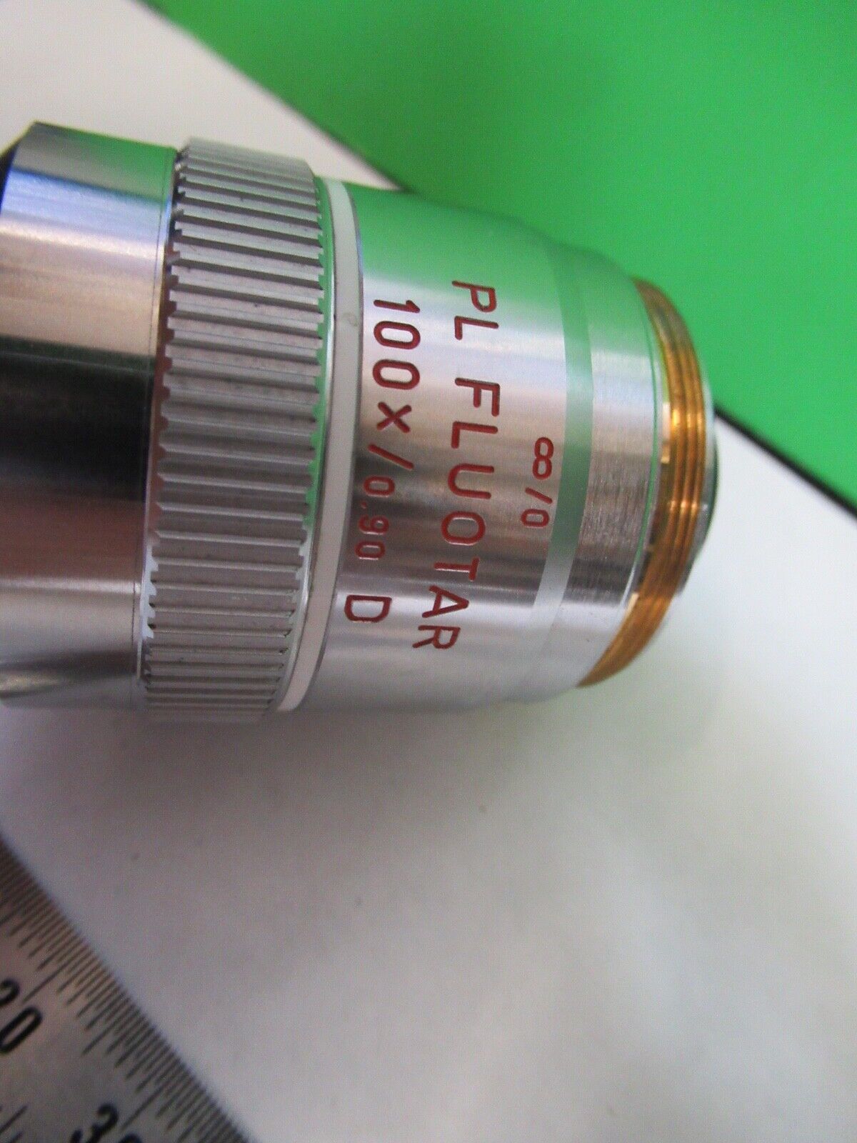 LEITZ GERMANY 567018 M32 OBJECTIVE LENS MICROSCOPE PART AS Pictured H3-B-01