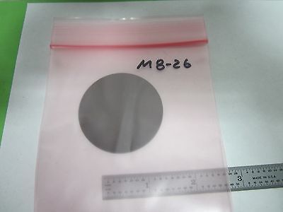 OPTICAL DARK RED FILTER LASER OPTICS AS IS BIN#M8-26