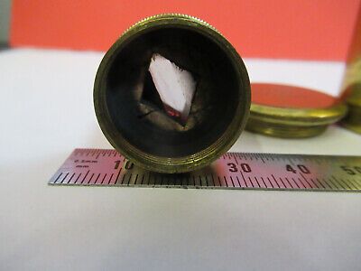 ANTIQUE WATSON UK ENGLAND NICOLS POLARIZER 1860's MICROSCOPE PRISM AS PIC F6-B11