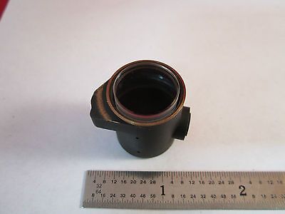 MICROSCOPE LEITZ OPTICAL PART MOUNTED IN BRASS OPTICS BIN#5M-16