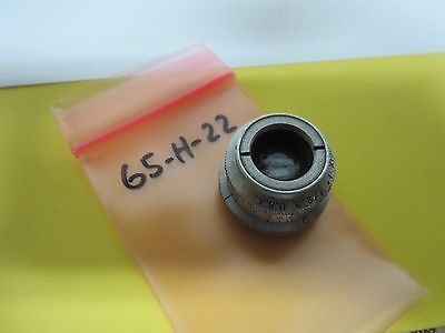 MICROSCOPE OBJECTIVE + IRIS B&H USA OPTICS BIN#G5-H-22