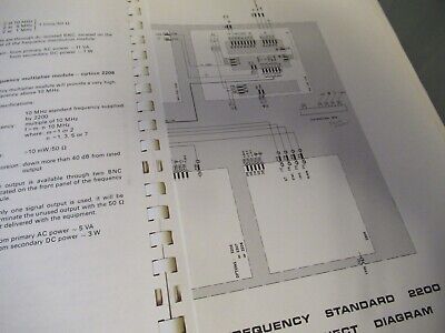 VINTAGE MANUAL OSCILLOQUARTZ SWISS 2200 QUARTZ FREQUENCY STANDARD 1975 AS PICTUR