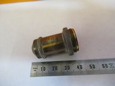 ANTIQUE LEITZ GERMANY OBJECTIVE "3" LENS MICROSCOPE PART AS PICTURED &A2-FT-87