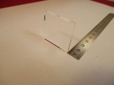 OPTICAL BK7 GLASS PLATE SQUARE PRO OPTICS AS PICTURED #FT-1-R