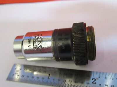 ZEISS WINKEL OPTICS 40X /160 OBJECTIVE LENS MICROSCOPE PART AS PICTURED &4B-A-56