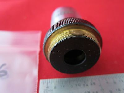 MICROSCOPE OBJECTIVE OPTICS OLYMPUS JAPAN 40X #2-136