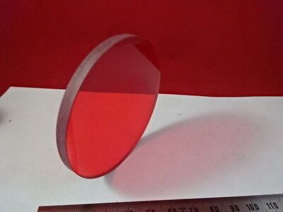 OPTICAL GLASS RED FILTER PRO OPTICS AS PICTURED #5-A-61