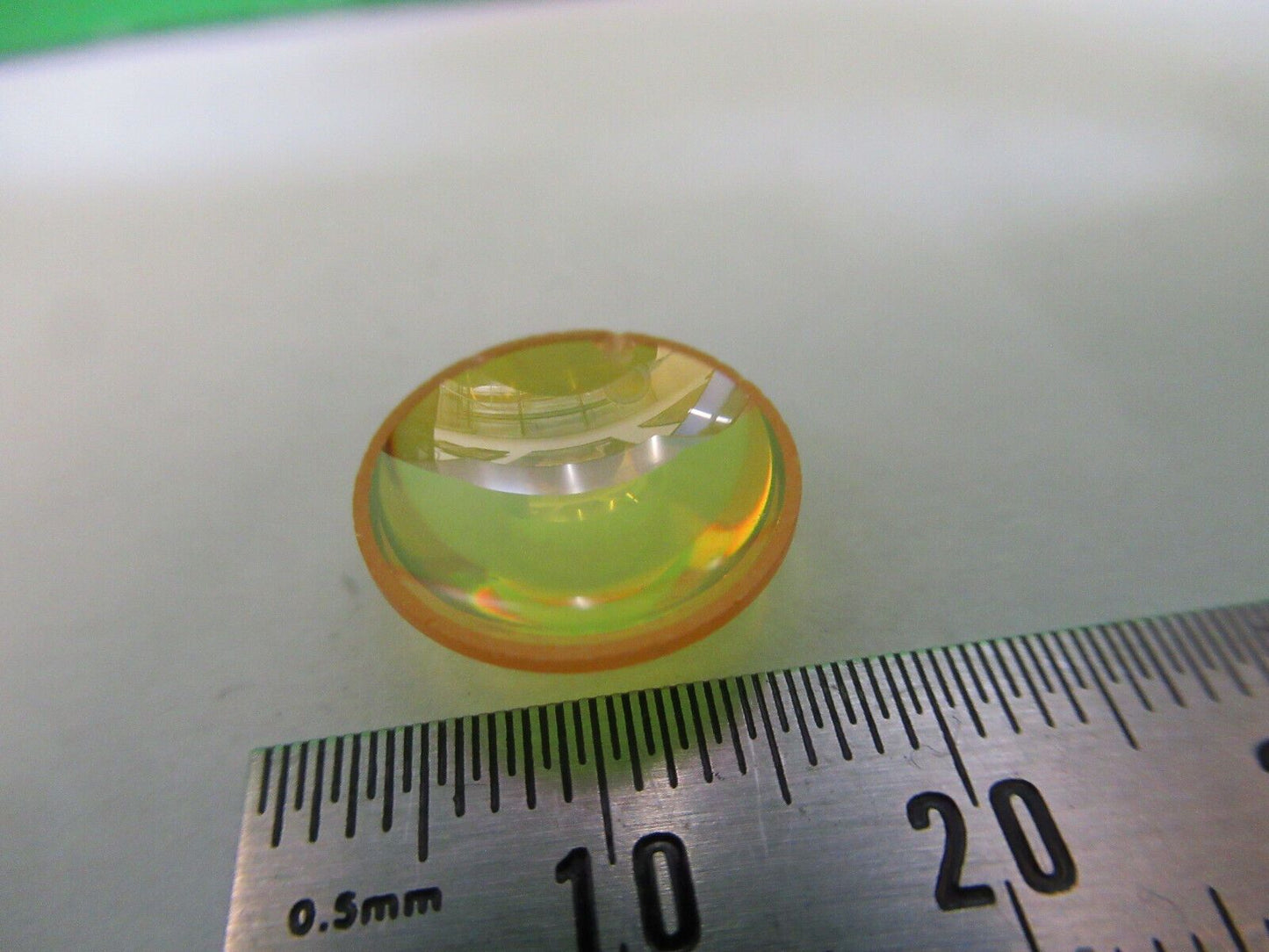 IR OPTICAL INFRARED OPTICS ZnSe HIGHLY CONVEX CONCAVE LENS OPTICS AS IS #Z5-A-64