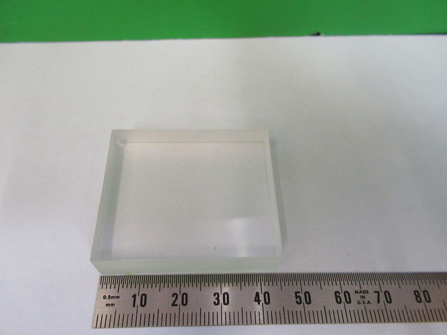 OPTICAL UNCOATED CONCAVE GLASS MIRROR BLANK OPTICS AS PICTURED &W5-B-77