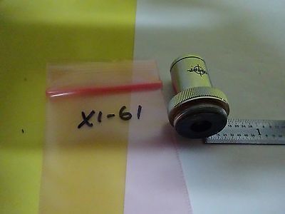 MICROSCOPE PART OBJECTIVE JAPAN SWIFT 10X OPTICS AS IS BIN#X1-61