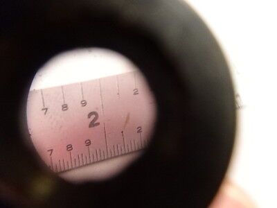 ANTIQUE BRASS MOUNTED LENS MICROSCOPE PART OPTICS #L9-B-33