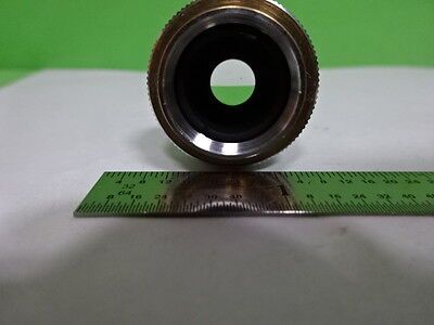 MICROSCOPE PART LEITZ GERMANY OBJECTIVE 10X OPTICS AS IS BIN#8M-C-17