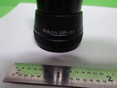 MICROSCOPE PART RARE NIKON EYEPIECE OCULAR JAPAN UR-E4 OPTICS AS IS B#AI-31