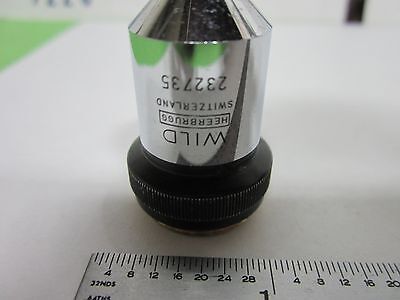 MICROSCOPE PART WILD HEERBRUGG SWISS 10X OBJECTIVE OPTICS BIN#R3-02