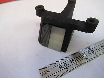 BAUSCH LOMB MOUNTED GLASS PRISM MICROSCOPE PART AS PICTURED &B9-FT-05