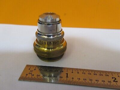 ANTIQUE ERNST LEITZ 8mm APO OBJECTIVE MICROSCOPE OPTICS AS PICTURED &A3-B-77