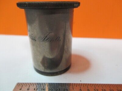 ANTIQUE CARL ZEISS JENA GERMANY EYEPIECE "1" MICROSCOPE PART AS PICTURED A3-B-93