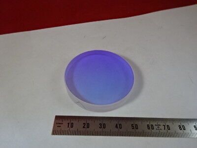 FUSED SILICA OPTICAL FLAT DICHROIC COATED FILTER OPTICS AS PICTURED #5-A-64