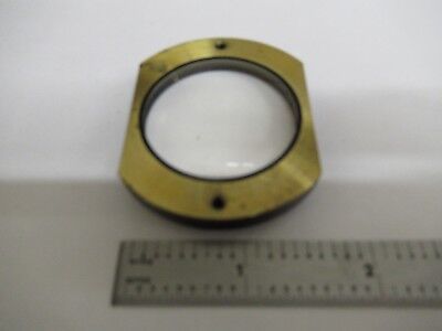 ZEISS AXIOTRON GERMANY LENS BRASS MOUNTED MICROSCOPE PART AS PICTURED #FT-3-31