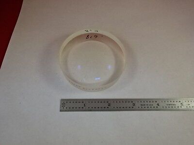 LARGE LENS CONVEX CONCAVE VERY NICE OPTICAL LASER OPTICS AS PICTURED &67-A-04