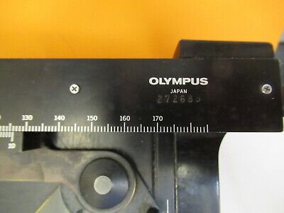 OLYMPUS JAPAN CH TABLE XY STAGE MICROSCOPE PART AS PICTURED &W3-B-70