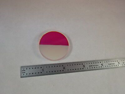 OPTICAL COATED FILTER LENS OPTICS AS IS B#N8-D-09