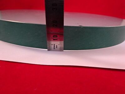 FOR PARTS LARGE THICK OPTICAL GLASS PLATE OPTICS [some scratches] AS IS &90-B-09