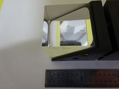 MICROSCOPE PART LEITZ GERMANY PRISM [small chip] MOUNTED OPTICS AS IS BIN#W6-18