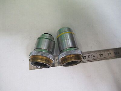 ASSORTED OBJECTIVES LENSES OPTICS LOT MICROSCOPE PART AS PICTURED Z1-A-34