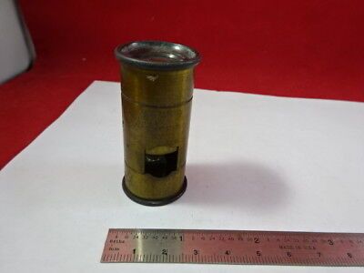 FOR PARTS ANTIQUE BRASS PORTABLE SEEDS MICROSCOPE VINTAGE PART AS IS &92-25