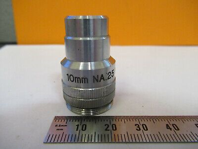 K-A-V JAPAN OBJECTIVE 10mm LENS OPTICS MICROSCOPE PART AS PICTURED #F9-A-42