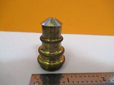 ANTIQUE SPENCER 4mm BRASS OBJECTIVE MICROSCOPE PART AS PICTURED &7B-B-11