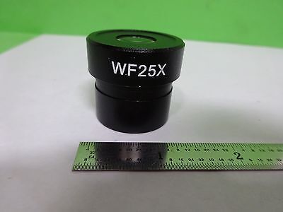 MICROSCOPE PART EYEPIECE OCULAR AMSCOPE WF 25X NEW OPTICS AS IS BIN#72-M-12