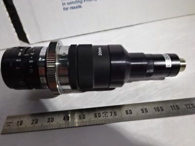 OPTICAL CAMERA + LENS EXTENDER ASSEMBLY LASER VIEWER OPTICS AS IS &96-20