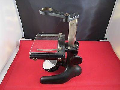 VINTAGE VERY OLD MICROSCOPE BAUSCH LOMB WITHOUT EYEPIECE OCULAR LOOKS GOOD