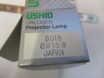 USHIO PROJECTOR 8018 6V 15W LAMP BULB AS PICTURED #TE-3