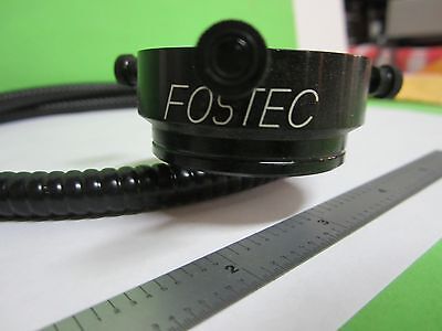 MICROSCOPE PART FIBER LIGHT GUIDE FOSTEC ILLUMINATOR OPTICS AS IS BIN#62-13