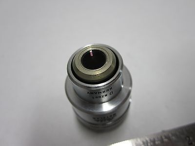 MICROSCOPE PART OBJECTIVE PHACO 10X LEITZ WETZLAR GERMANY OPTICS  BIN#F1-15