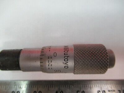 MITUTOYO MICROMETER SCREW ASSEMBLY MICROSCOPE PART AS PICTURED #100-S-14