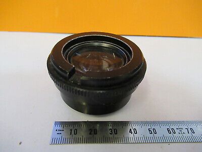 LEITZ WETZLAR SM-LUX lens + iris GERMANY MICROSCOPE PART AS PICTURED &H1-B-92