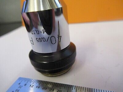 WILD HEERBRUGG SWISS PHASE PH 40X OBJECTIVE MICROSCOPE PART AS PICTURED #G1-A-40