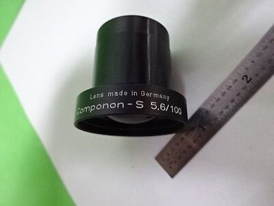 SCHNEIDER KREUZNACH GERMANY LENS COMPONON-S 5,6/100 14101747 OPTICS AS IS #AF-08