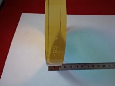 OPTICAL FLAT SCHOTT ZERODUR 100mm DIA COATED 1/10 wave LASER OPTICS &6-A-41