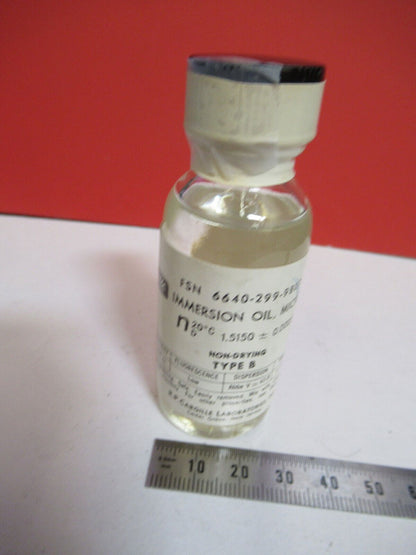 IMMERSION OIL for MICROSCOPE PART AS PICTURED Y7-B-58