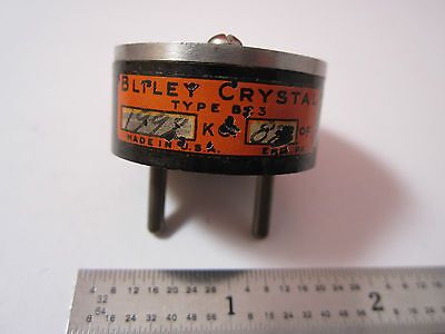 VINTAGE WWII QUARTZ RADIO CRYSTAL BLILEY BC3 1992 KC FREQUENCY CONTROL BIN#2B i