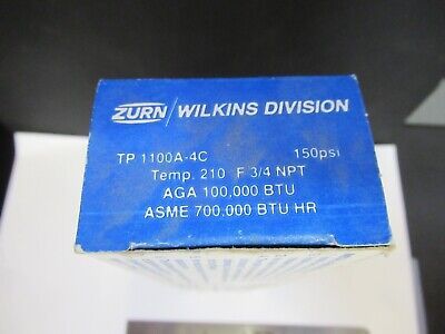 ZURN WILKINS DIVISION TEMPERATURE PRESSURE RELIEF VALVE AS PICTURED &W2-B-08