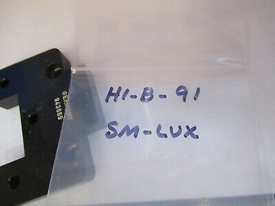 LEITZ WETZLAR SM-LUX TABLE 943859 GERMANY MICROSCOPE PART AS PICTURED &H1-B-91