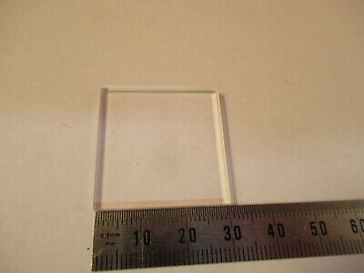 OPTICAL BK7 GLASS PLATE SQUARE PRO OPTICS AS PICTURED #FT-1-R